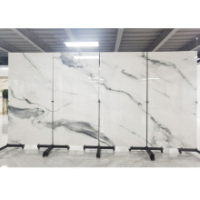 Big floor tile white carrara marble slab porcelain tile 1200x2400